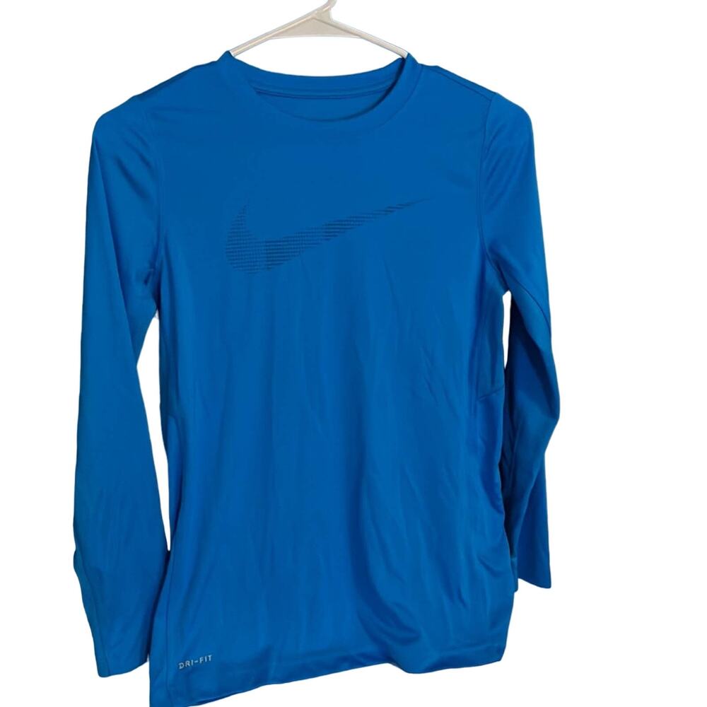 Nike Boy’s Long Sleeve Dri Fit Shirt Size Medium M